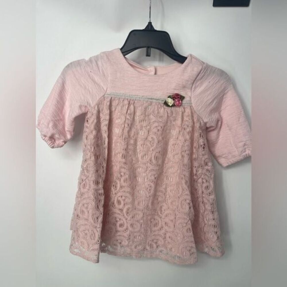 Laura Ashley pink toddler dress size 3T